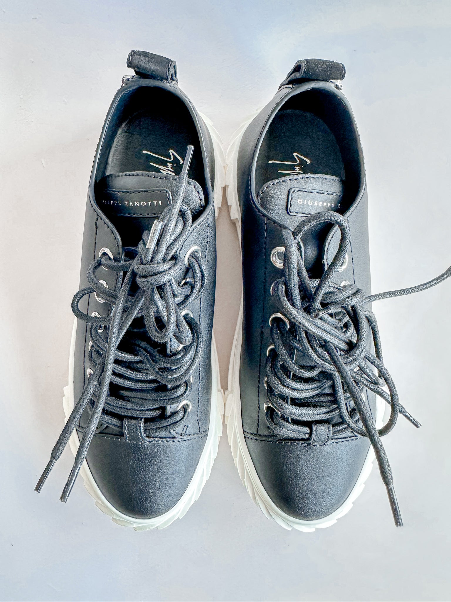 Giuseppe Zanotti Black Blabber Low Top Sneakers