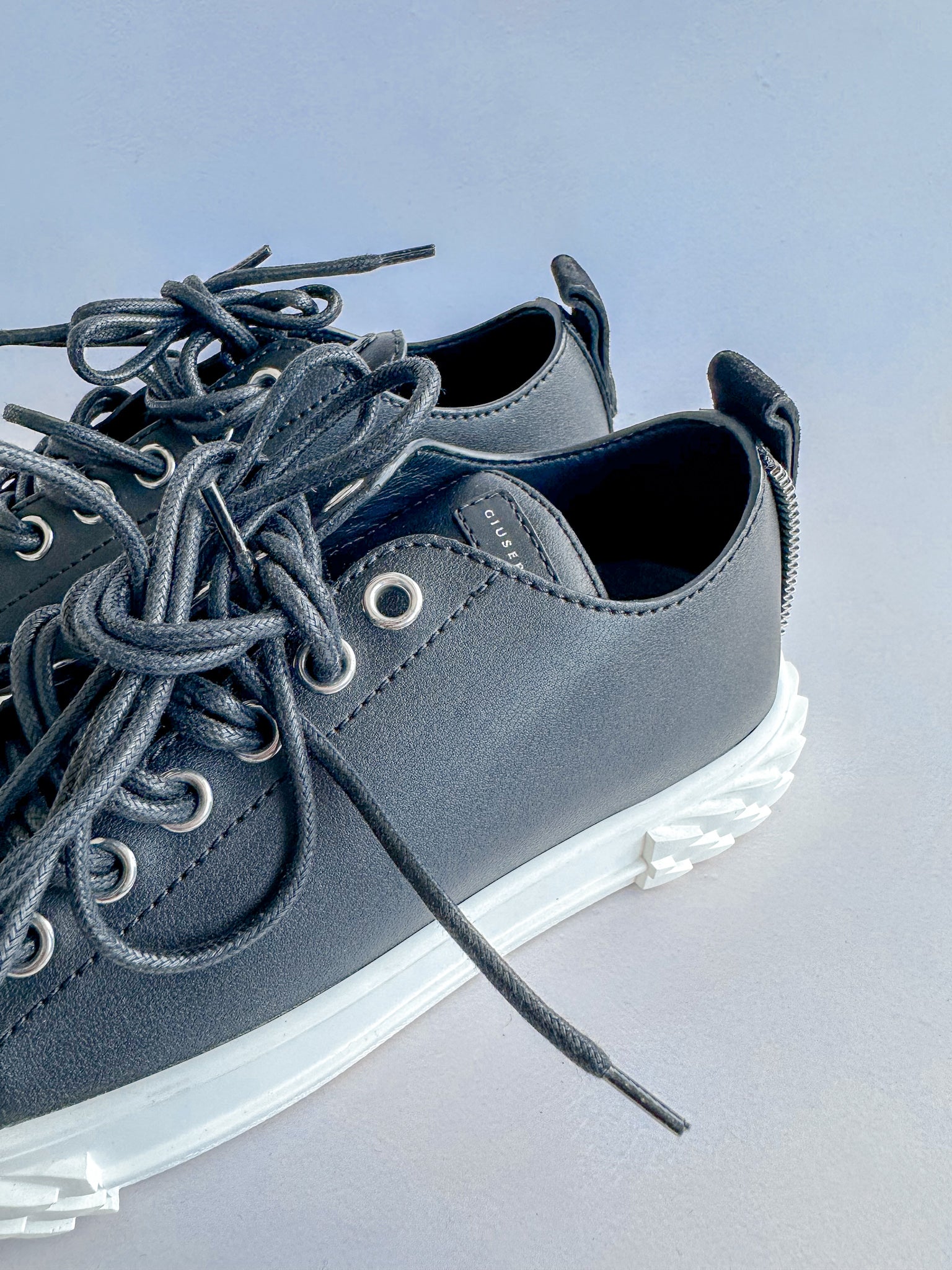 Giuseppe Zanotti Black Blabber Low Top Sneakers