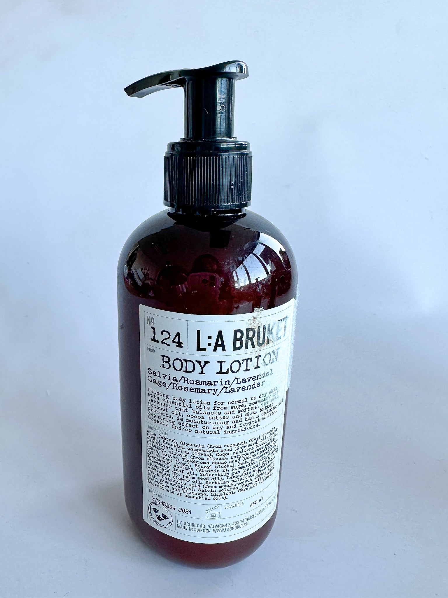 LA BRUKET 124 Sage / Rosemary / Lavender Body Lotion