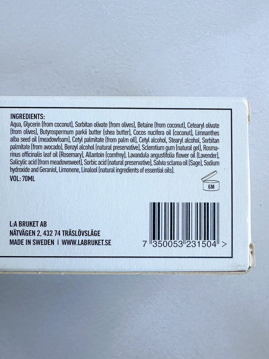 L:A BRUKET Handcreme Salbei, Rosmarin und Lavendel 70 ml
