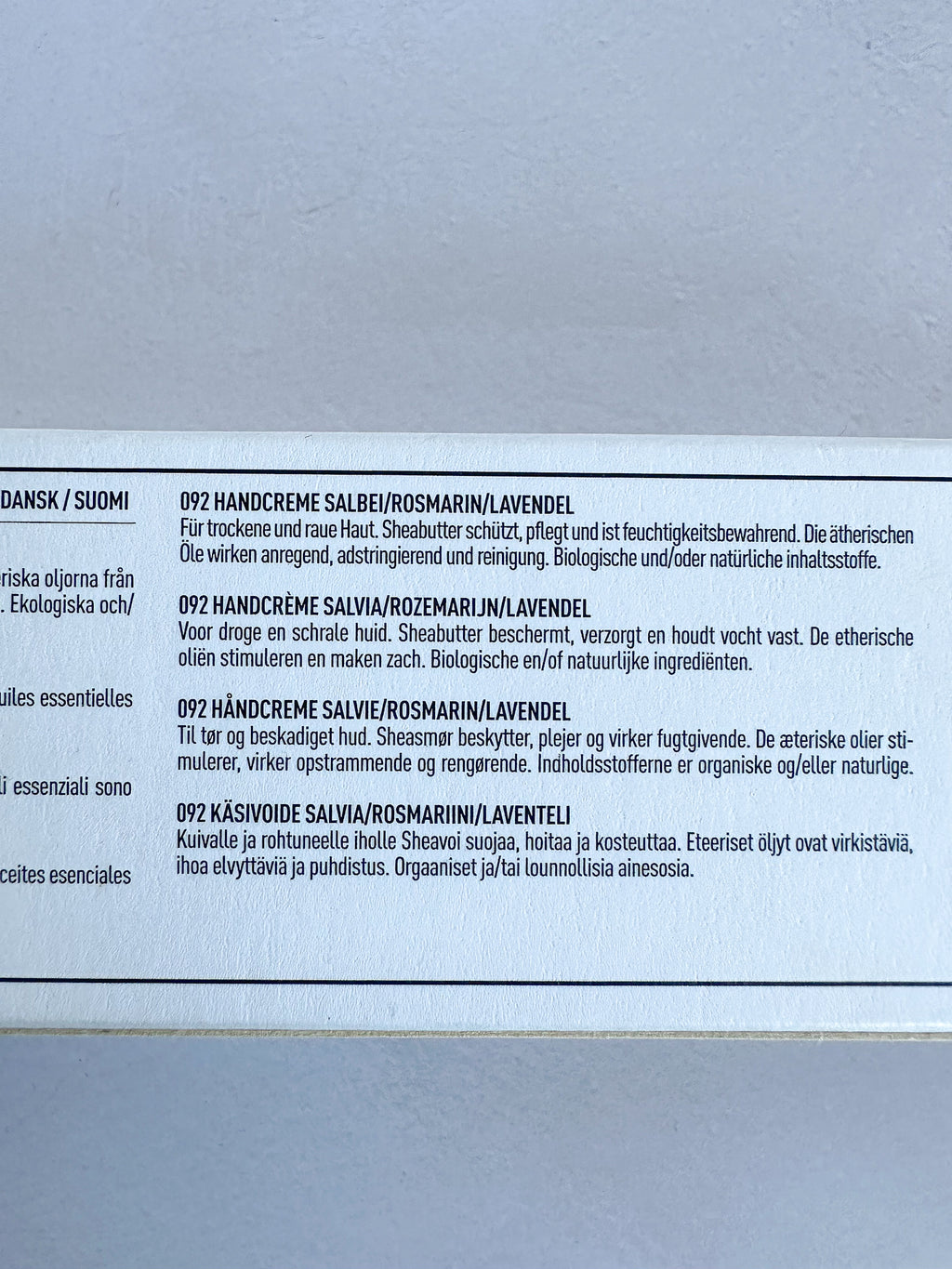 L:A BRUKET Handcreme Salbei, Rosmarin und Lavendel 70 ml