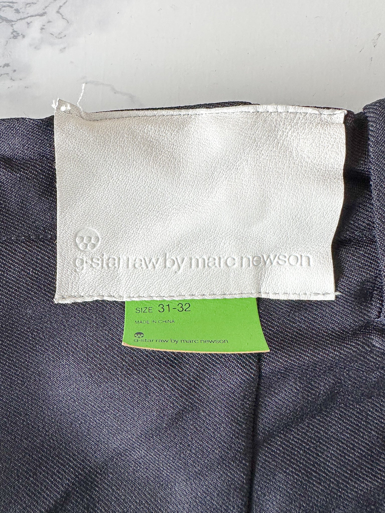 G-Star Raw by Marc Newson Navy Blue Chino Trousers