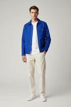 Drake's Blue Cotton 18oz Canvas Yacht Sailing Chore Jacket