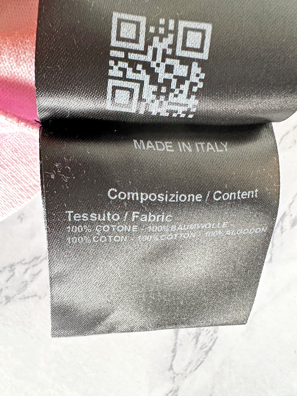 Calvin Klein 205W39NYC Logo Embroidered Pink Short Sleeve T-Shirt