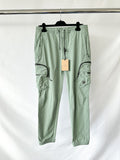 Belstaff Steel Green Slide Cargo Trousers