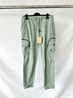 Belstaff Steel Green Slide Cargo Trousers