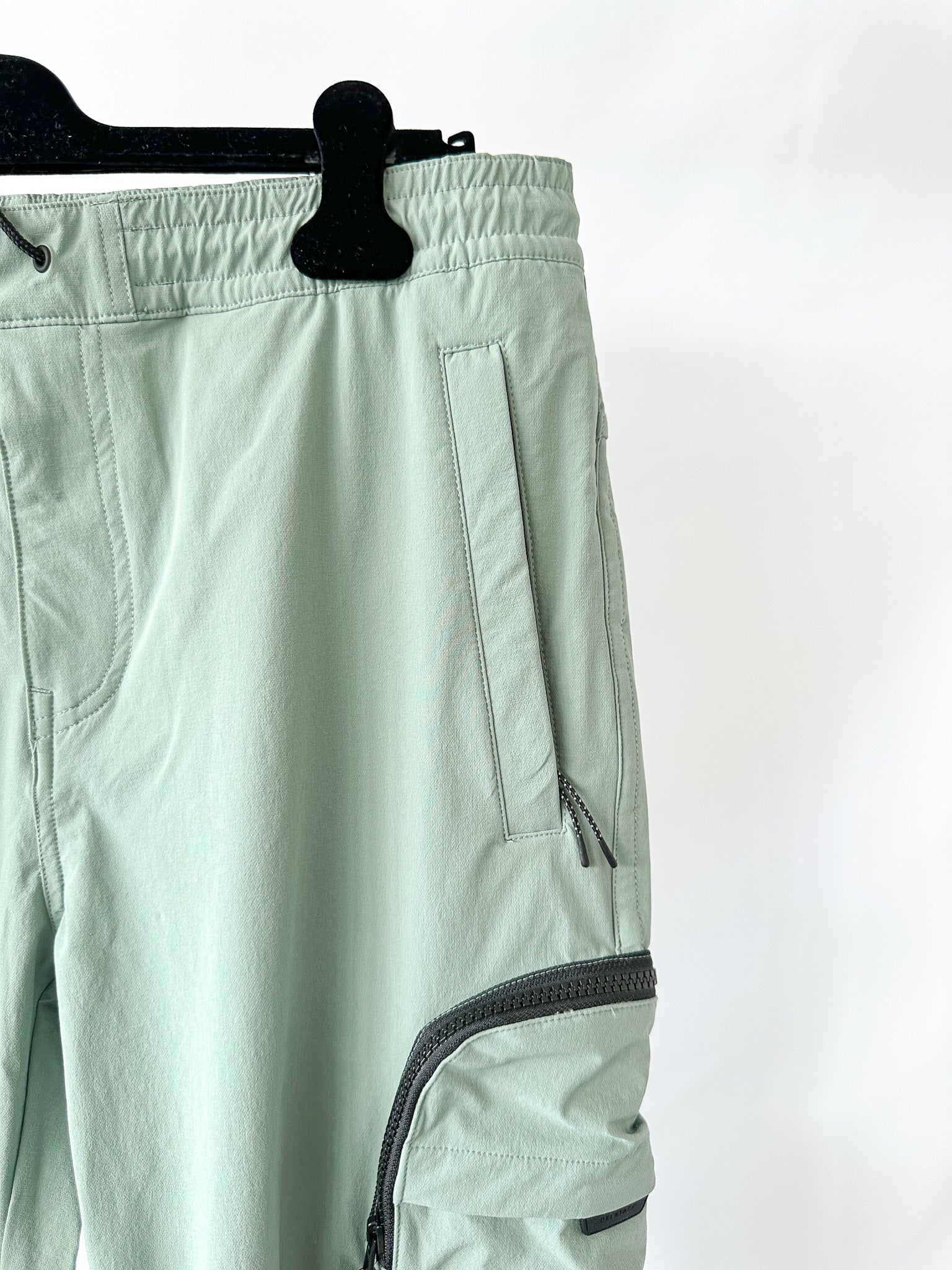 Belstaff Steel Green Slide Cargo Trousers