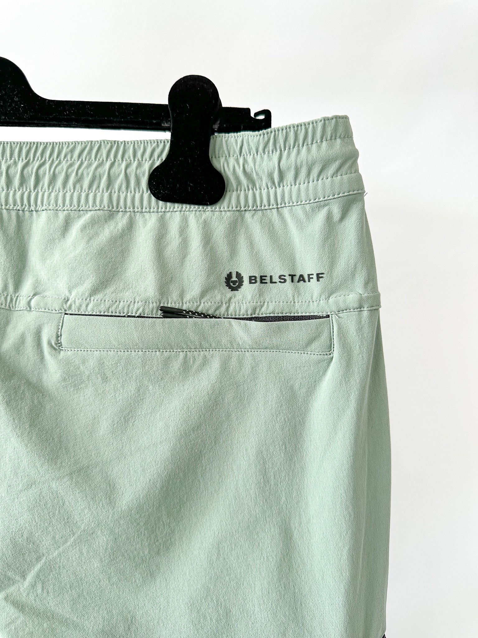 Belstaff Steel Green Slide Cargo Trousers