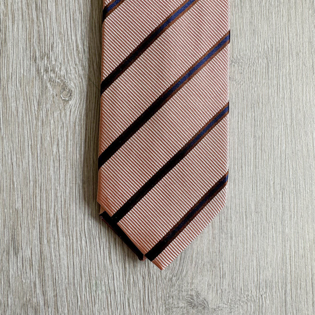 Drake's X Kingsman Pink Repp Silk Twill Tie - House Of Huntington