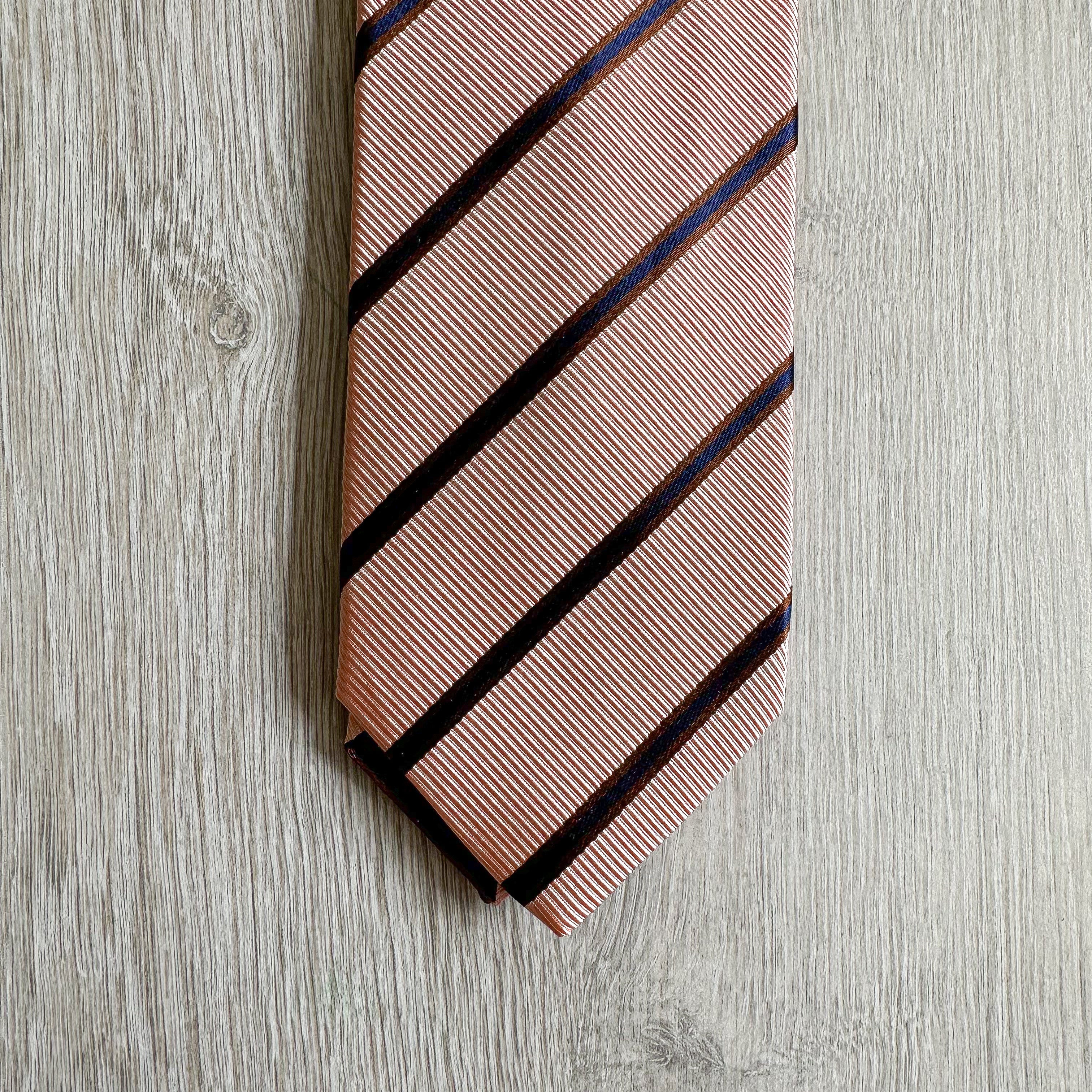 Drake's X Kingsman Pink Repp Silk Twill Tie - House Of Huntington