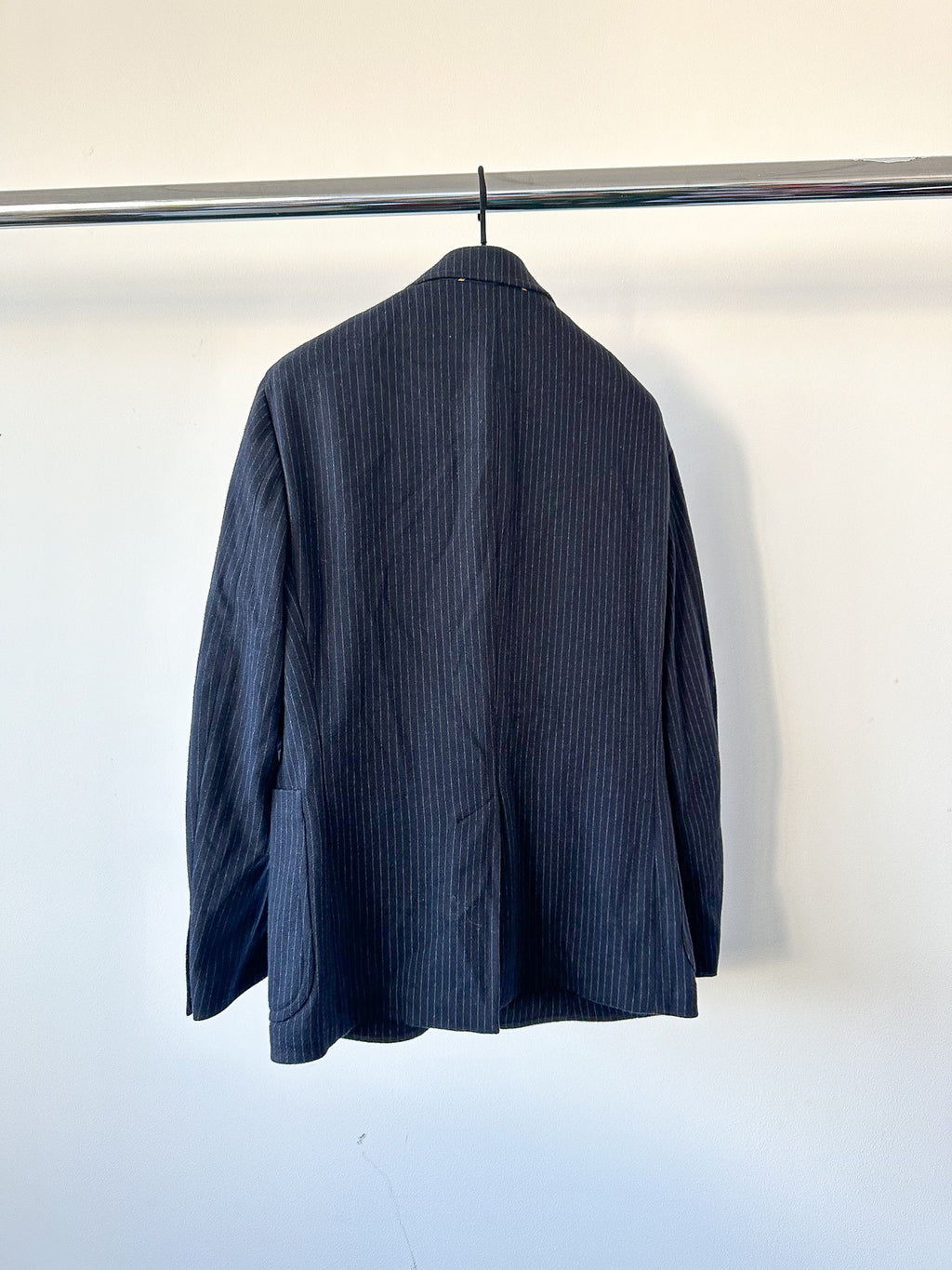 POLO RALPH LAUREN Mens Navy Striped Smart Blazer Jacket