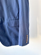 POLO RALPH LAUREN Blue Seersucker Blazer Jacket