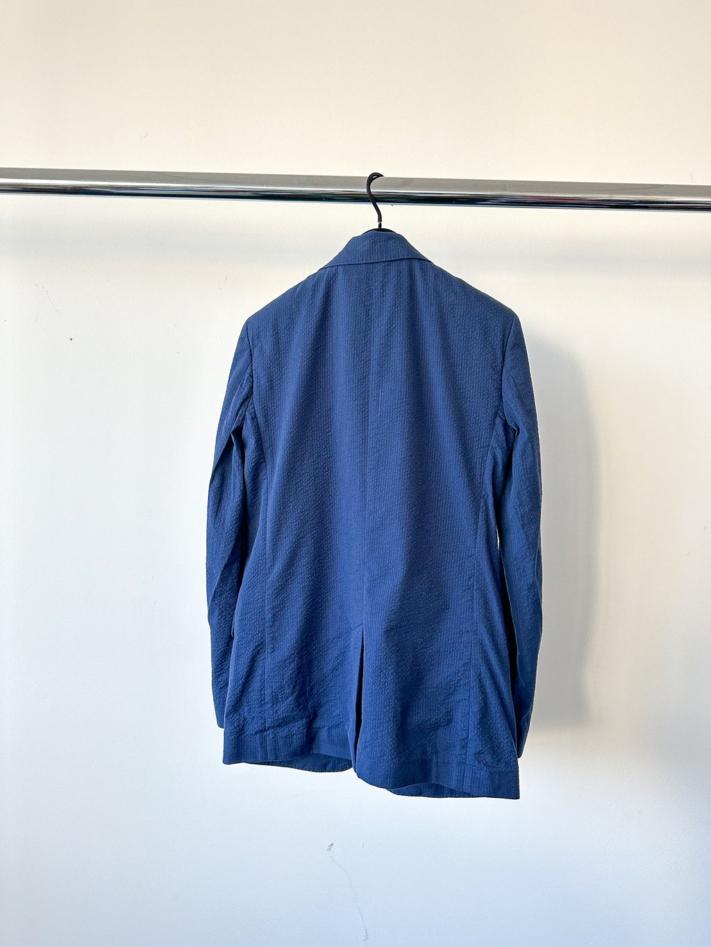 POLO RALPH LAUREN Blue Seersucker Blazer Jacket