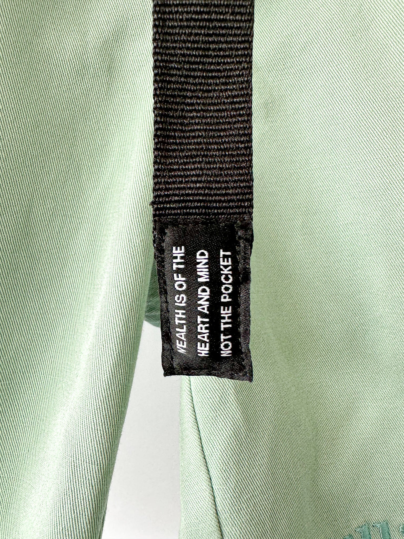 Billionaire Boys Club Mint Green Embroidered Logo Belted Shorts