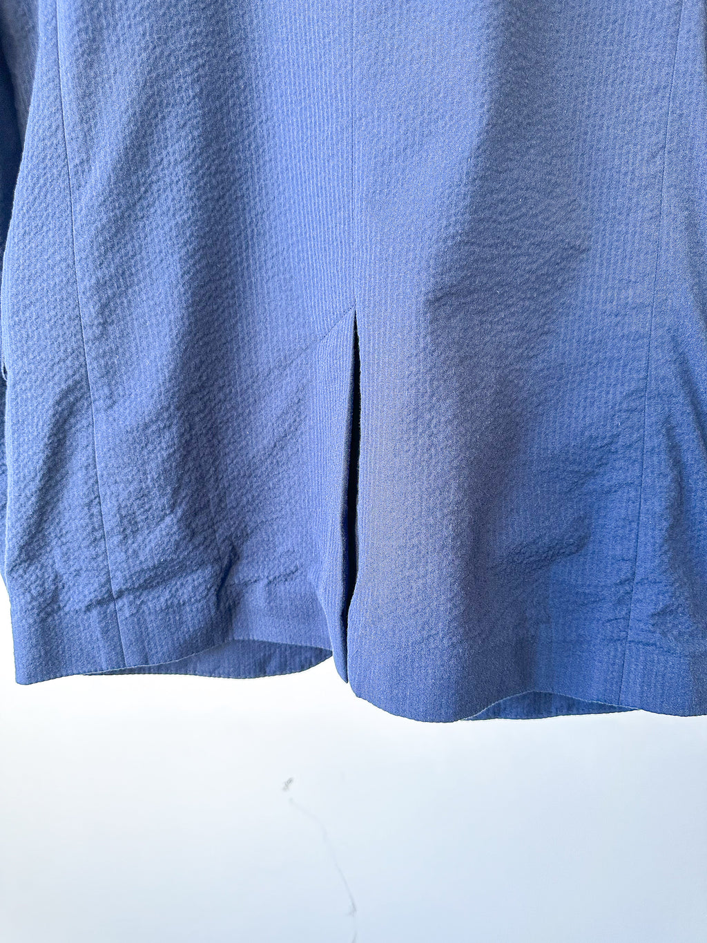 POLO RALPH LAUREN Blue Seersucker Blazer Jacket