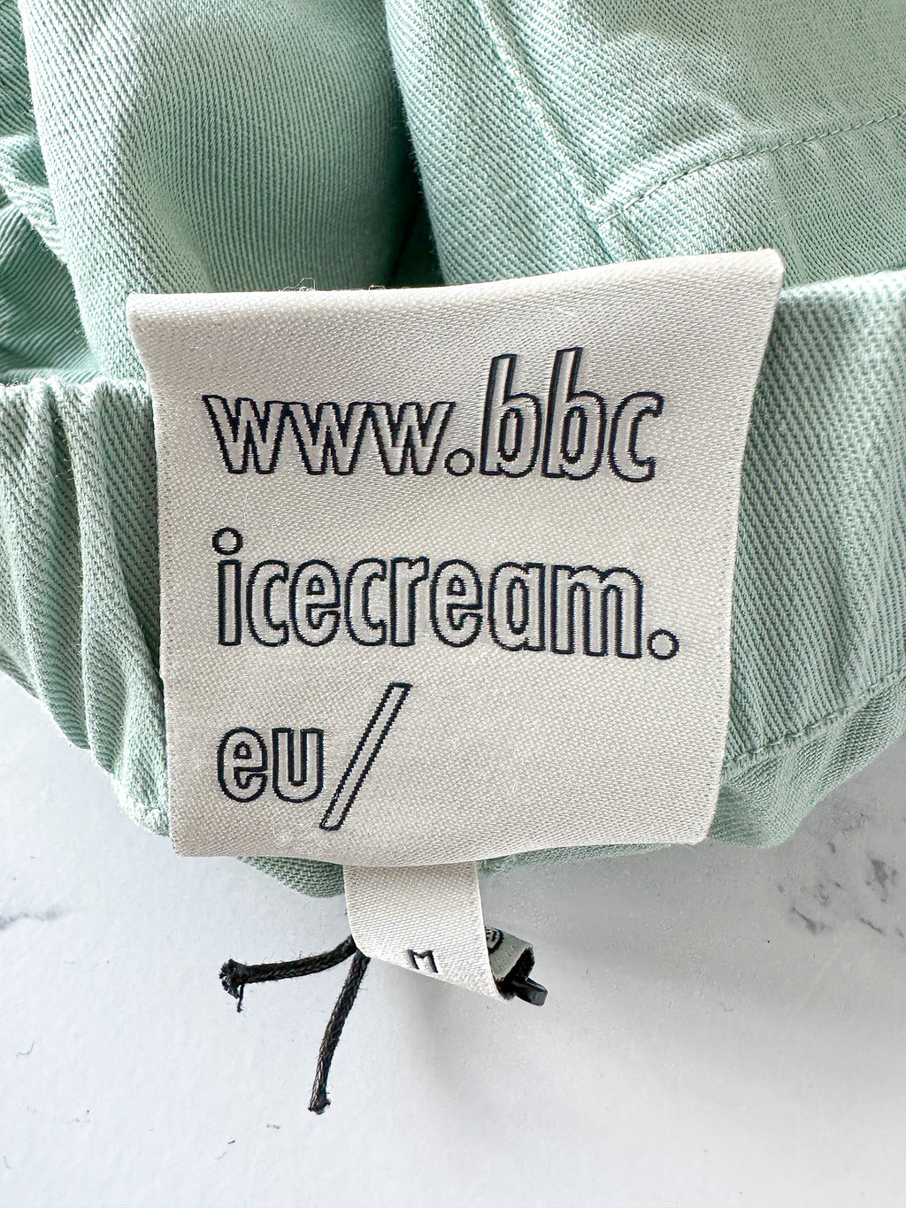 Billionaire Boys Club Mint Green Embroidered Logo Belted Shorts