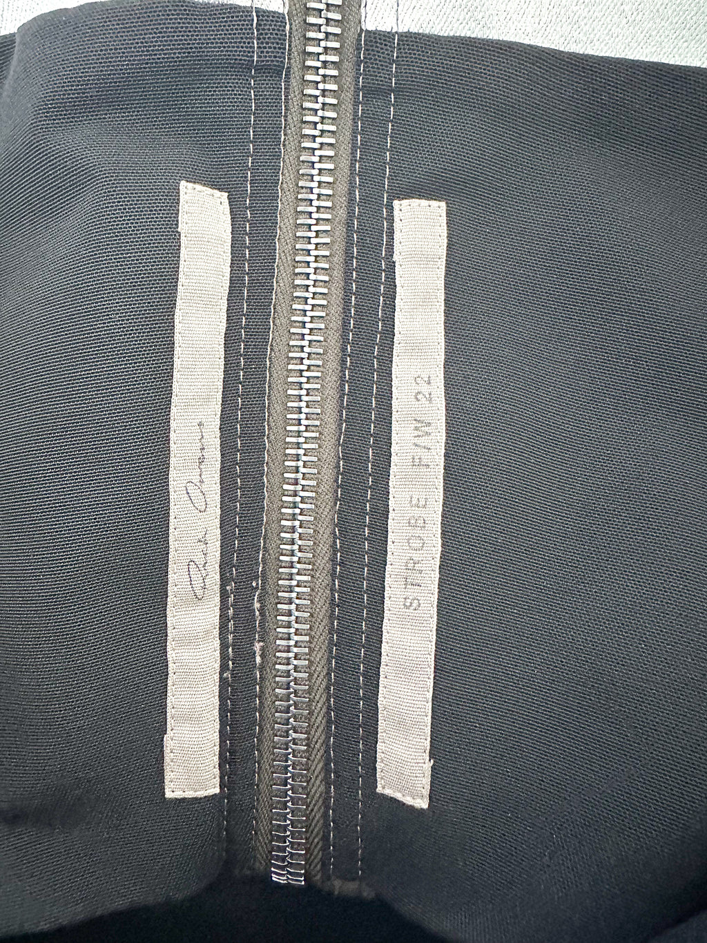 Rick Owens Metallic Coated Denim Bustier Strapless Party Mini Dress