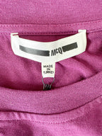 Alexander McQueen Purple Psychobilly Monster Print T-Shirt