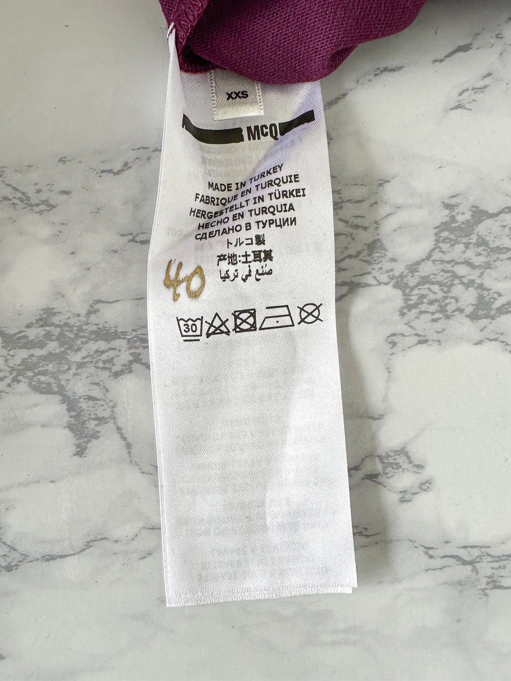 Alexander McQueen Purple Psychobilly Monster Print T-Shirt