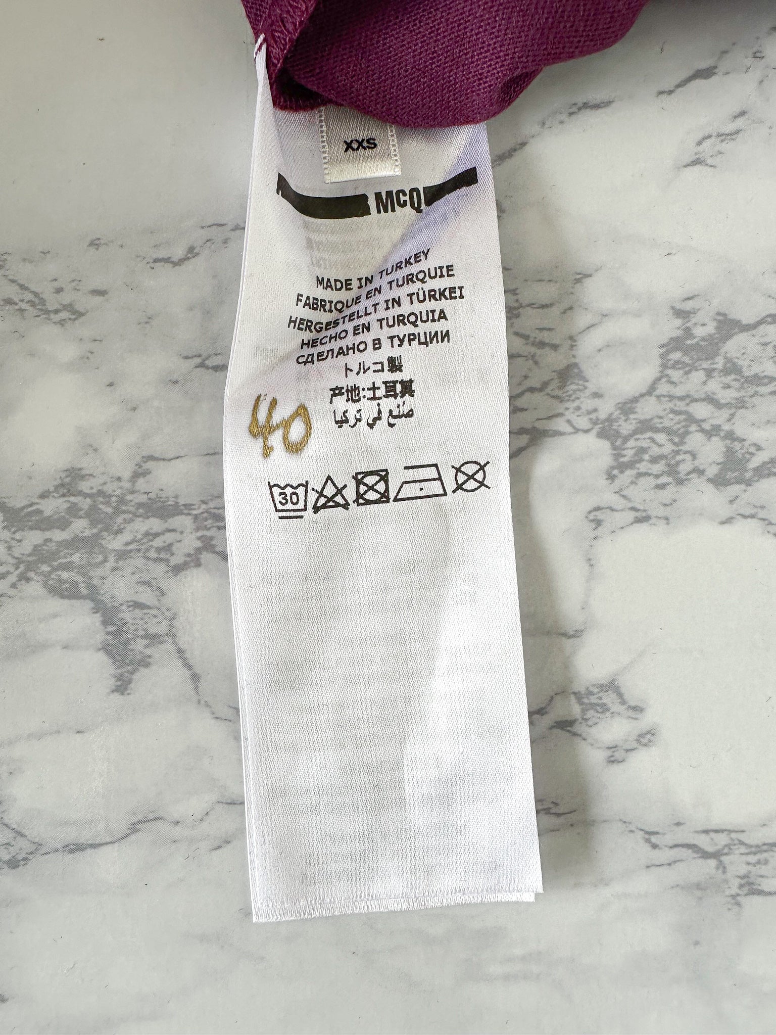 Alexander McQueen Purple Psychobilly Monster Print T-Shirt