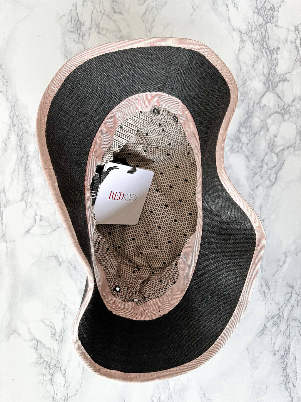 Valentino Black Love Heart Bucket Hat