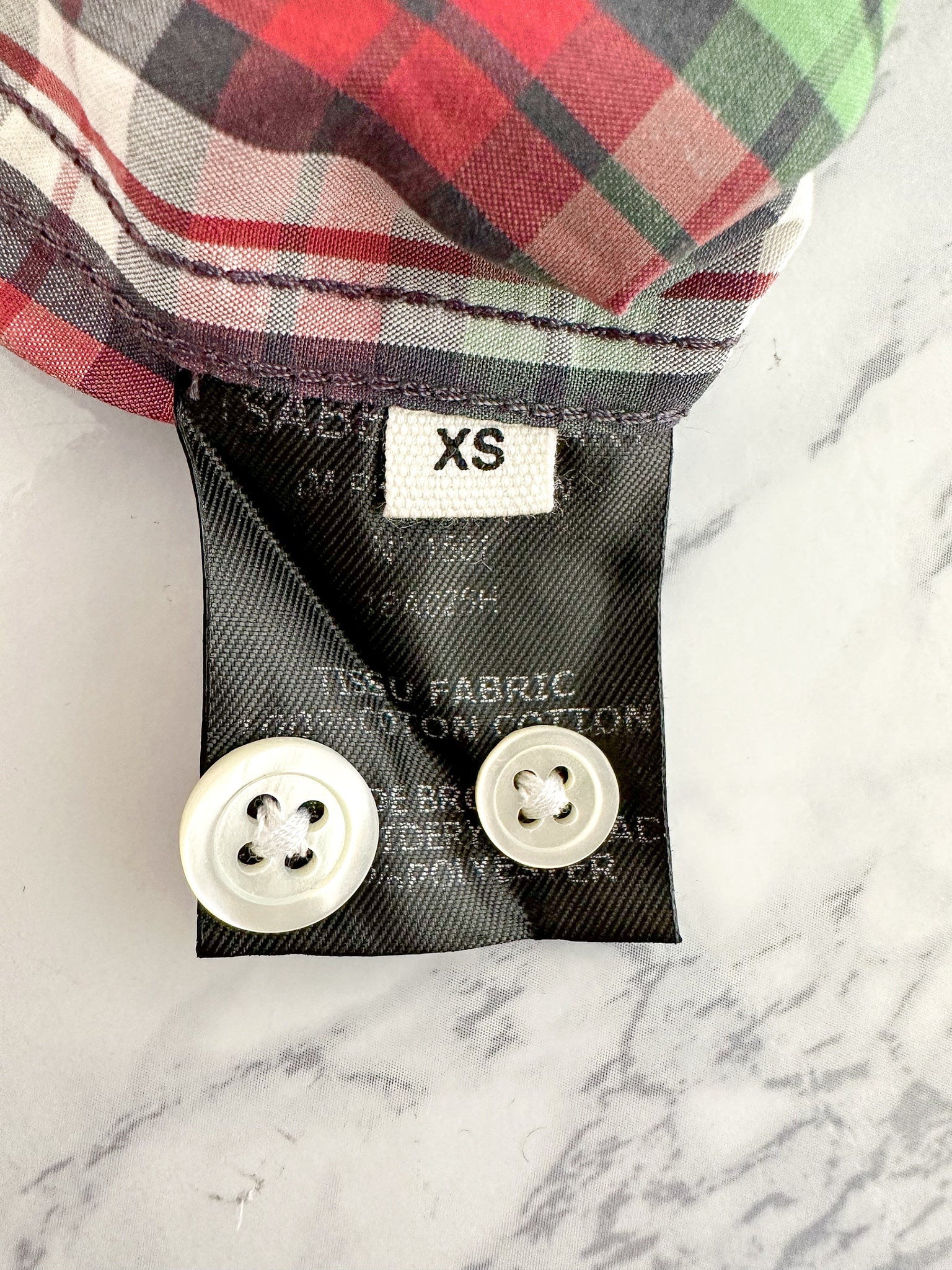 Isabel Marant Jason Embroidered Green Checked Cotton Poplin Shirt