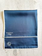 Drake's X Kingsman Navy Blue Silk Pocket Square - House Of Huntington