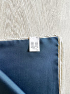 Drake's X Kingsman Navy Blue Silk Pocket Square - House Of Huntington
