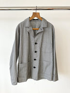 Kilgour Grey Tiny Dogtooth Grey Workwear Chore Jacket