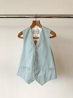 SIRPLUS Light Blue Waistcoat