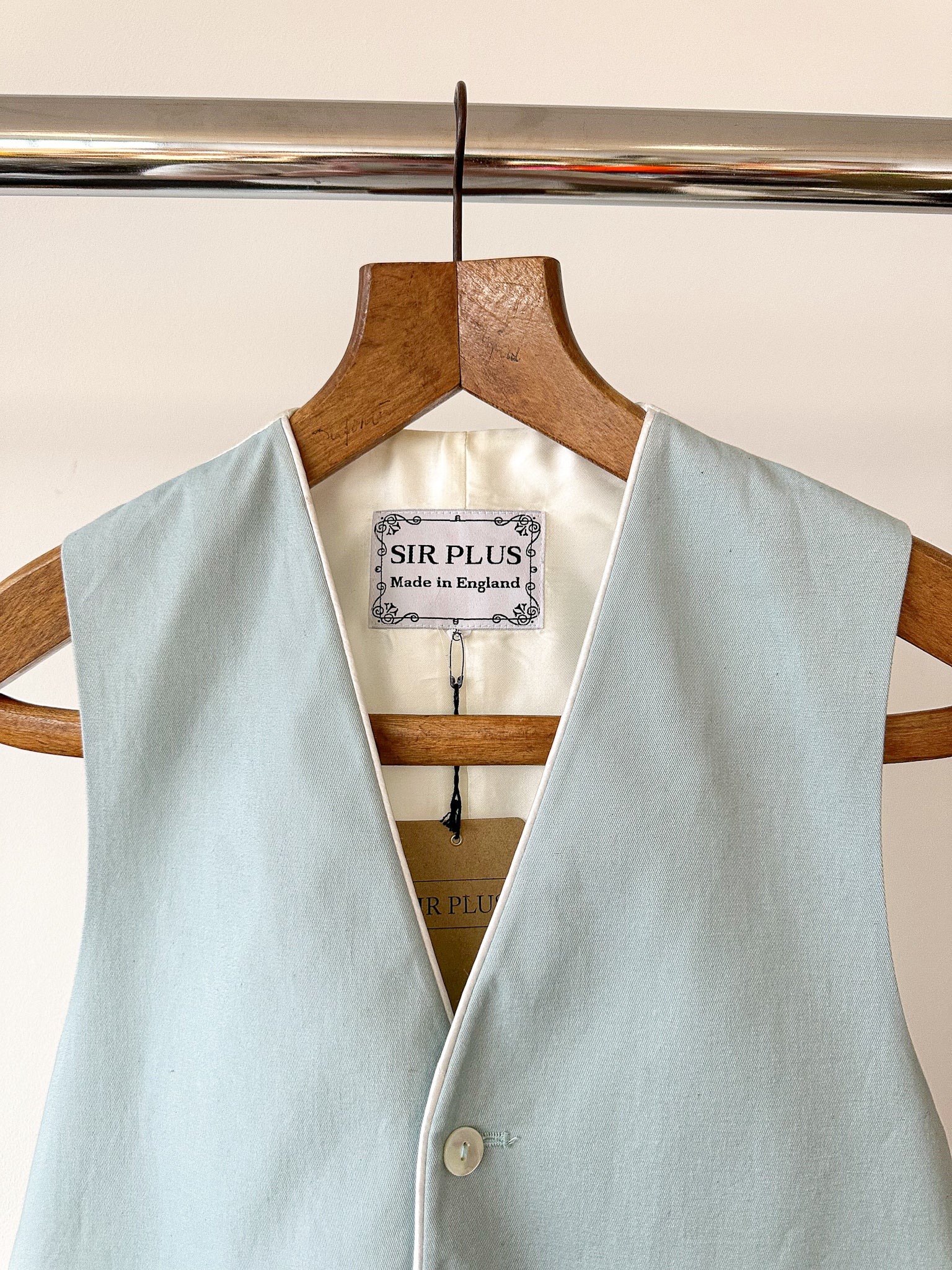 SIRPLUS Light Blue Waistcoat