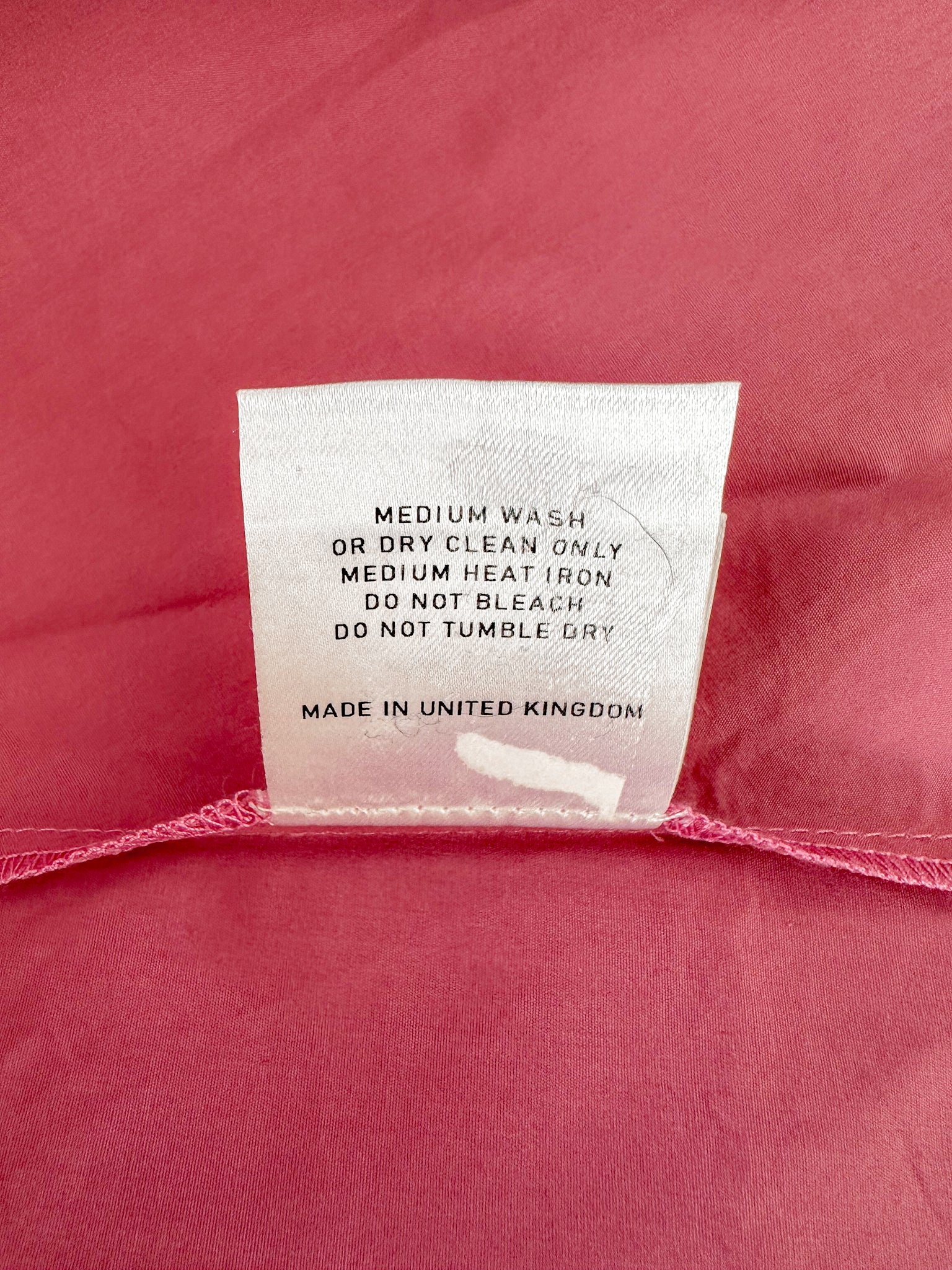 Emilia Wickstead Pink Rhianne A-Line Pleat Hem Skirt