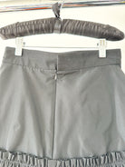The Vampire's Wife Tribulation Black Taffeta Ruffle Trim Skirt - House Of Huntington