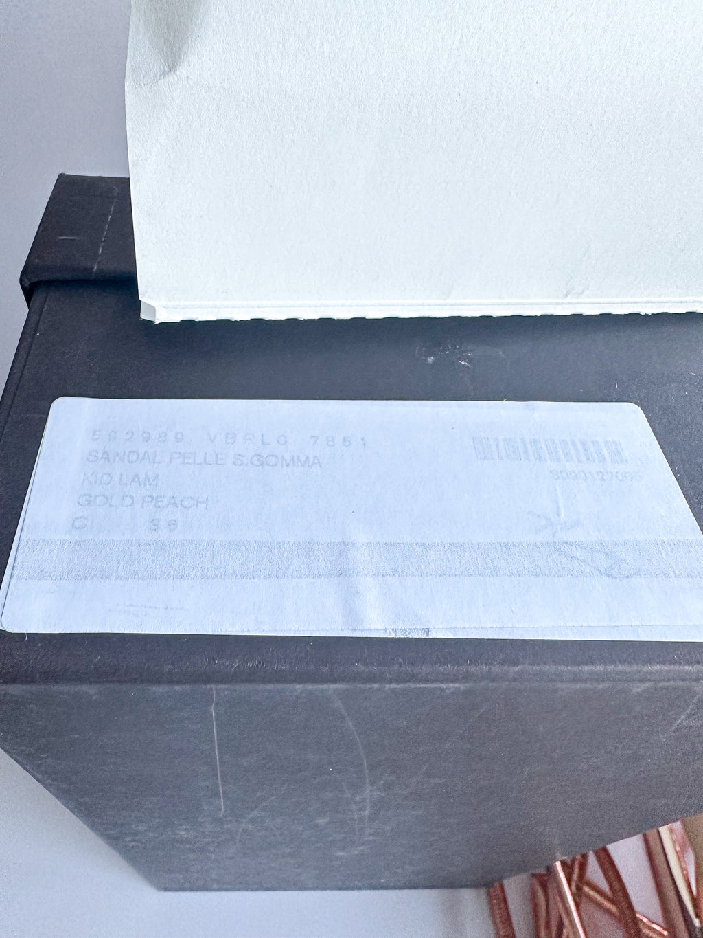 Bottega Veneta Rose Gold Square Toe Knotted Leather Sandals Flats