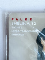 FALKE Shelina 12 Denier Ultra Transparent Sheer Tights in Black
