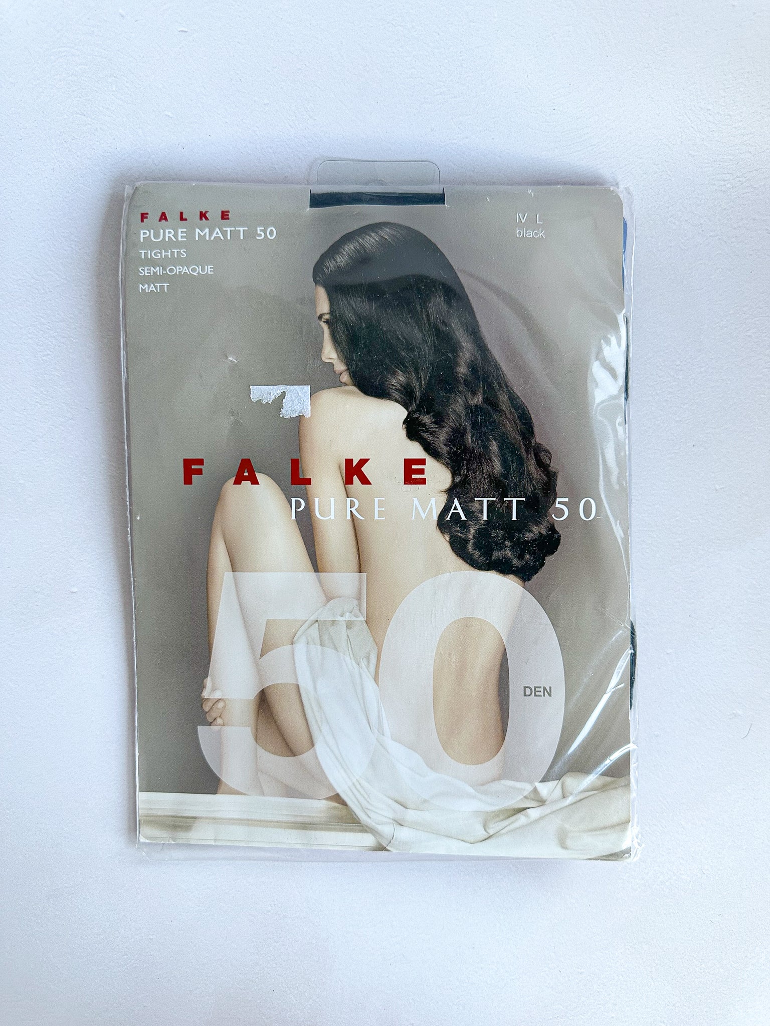 Collants semi-opaques FALKE Pure Matte 50 deniers noirs 