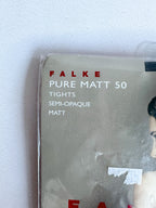 Collants semi-opaques FALKE Pure Matte 50 deniers noirs 