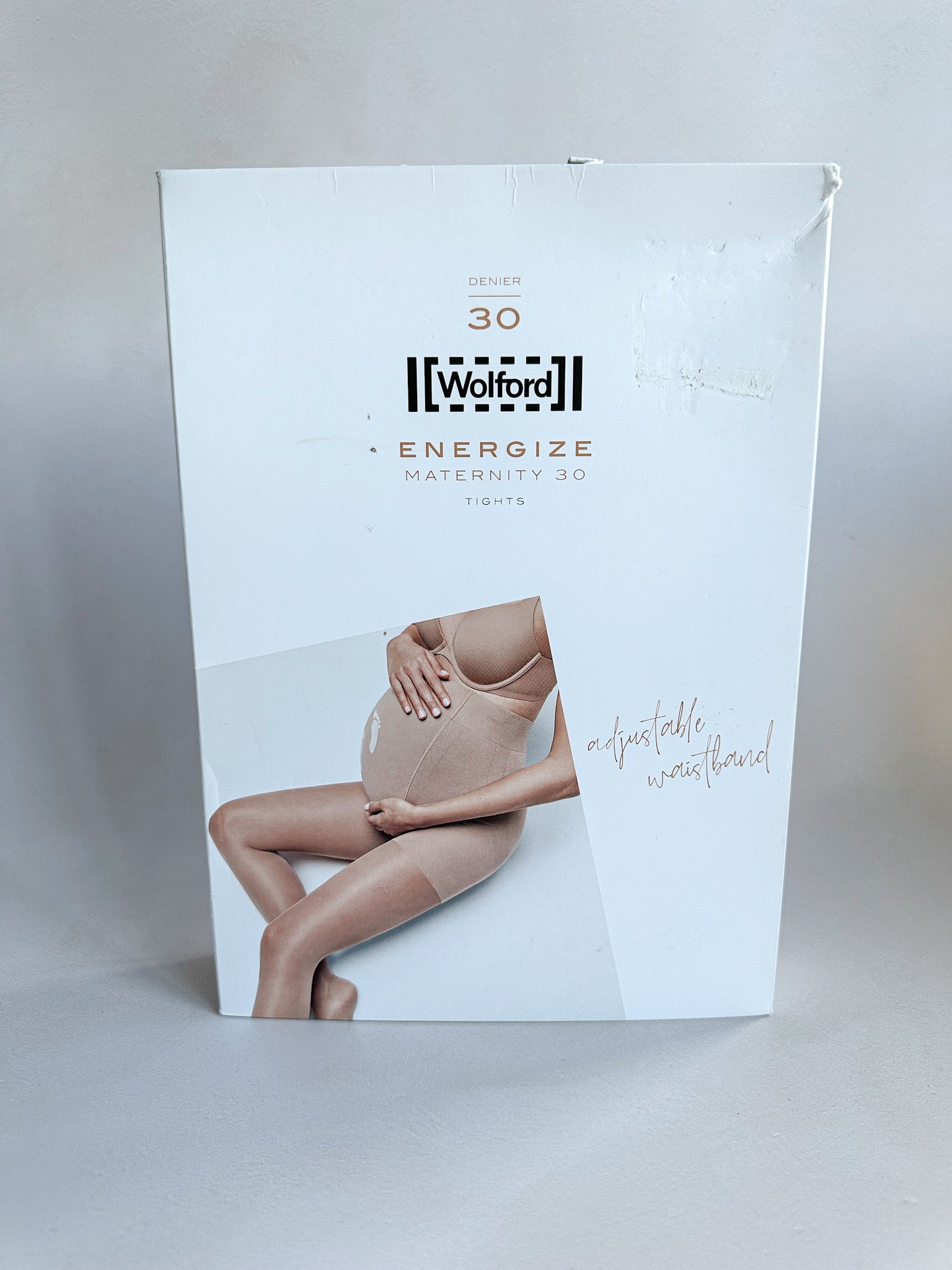 Wolford Maternity Denier 30 Energize Tights in Black