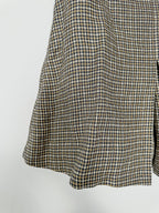 Brunello Cucinelli Houndstooth Check Print Skort