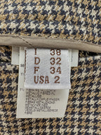 Brunello Cucinelli Houndstooth Check Print Skort