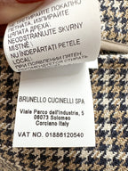 Brunello Cucinelli Houndstooth Check Print Skort
