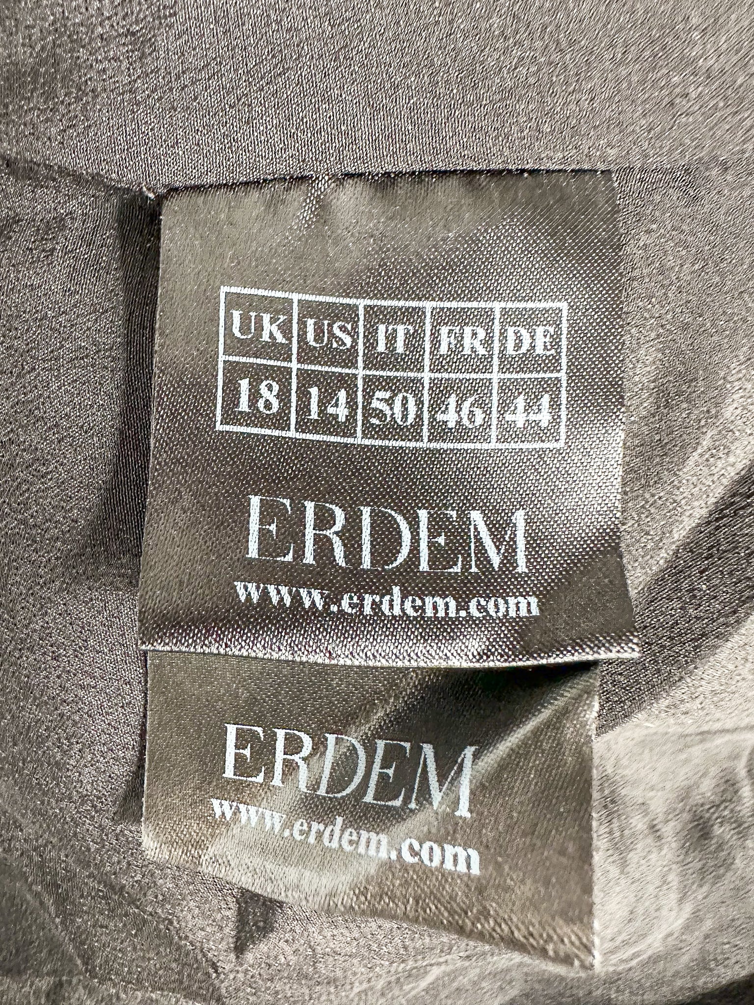 Erdem Silver Sequinned Embellished Strappy Dress