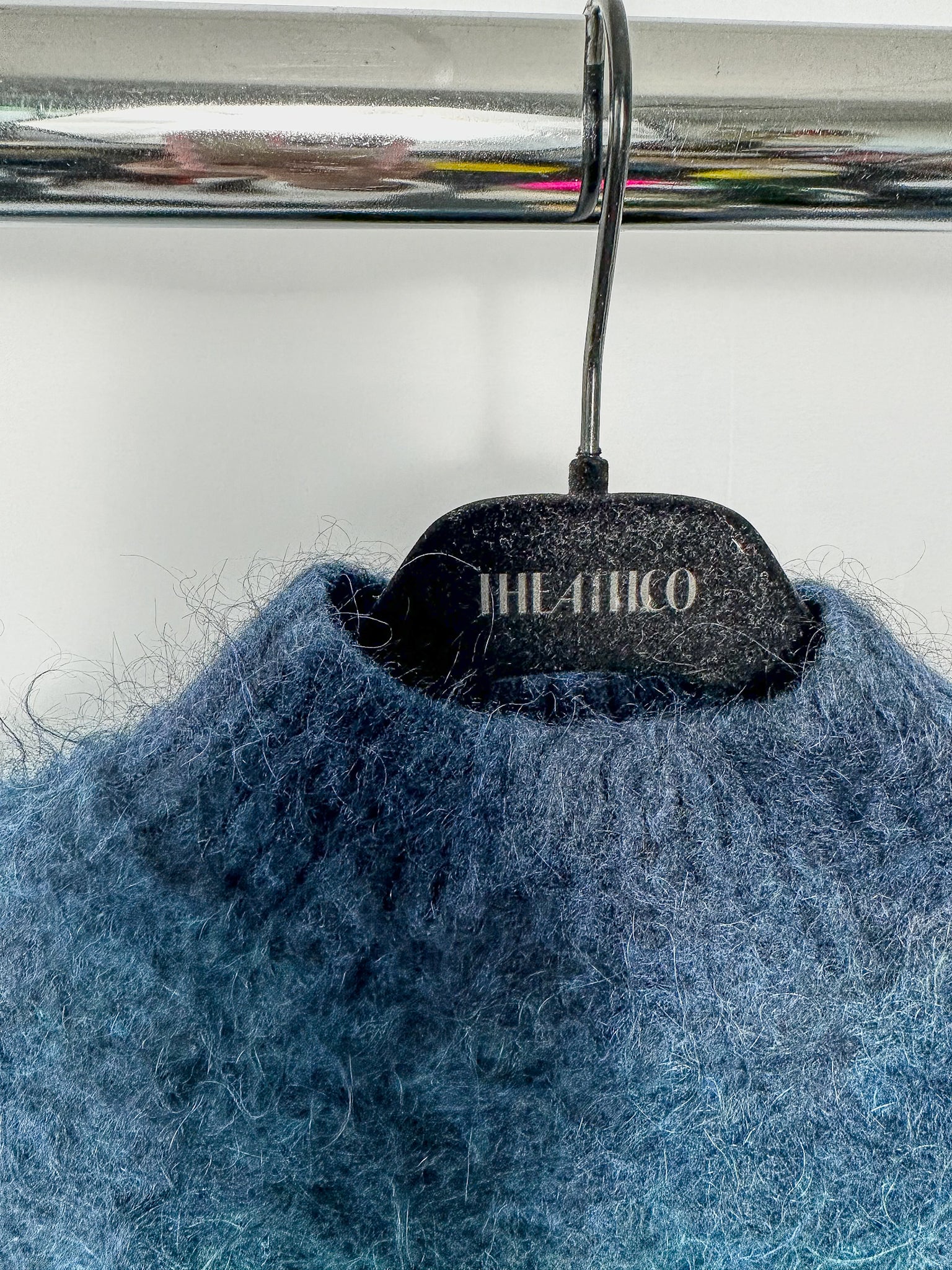 Pull en mohair à col montant dégradé avec logo Casablanca