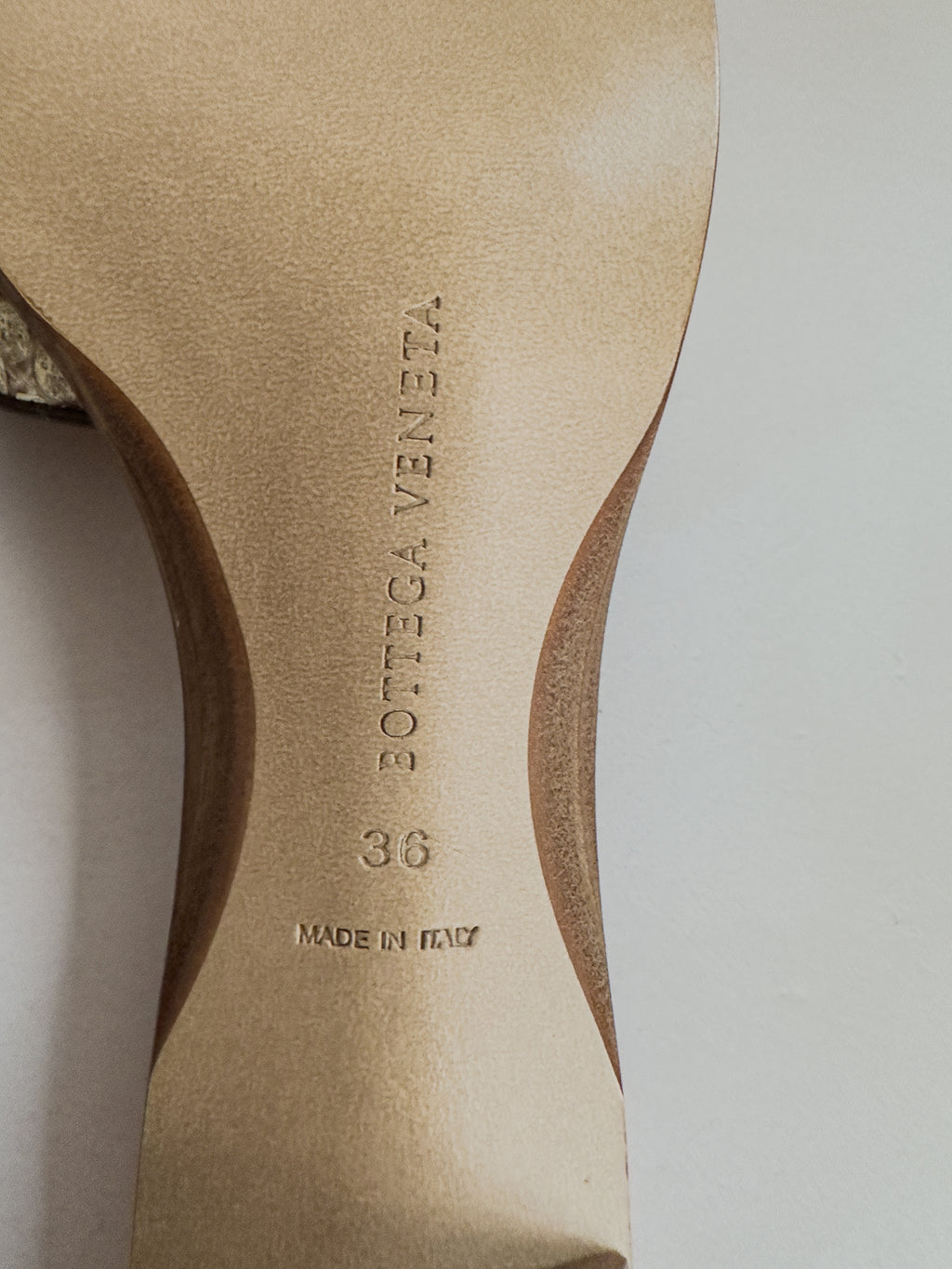 Bottega Veneta Dubai Exclusive Ravello Python Leather Mules