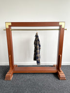 Drake's Navy Blue Checked Flannel Lumberjack Work Overshirt - House Of Huntington