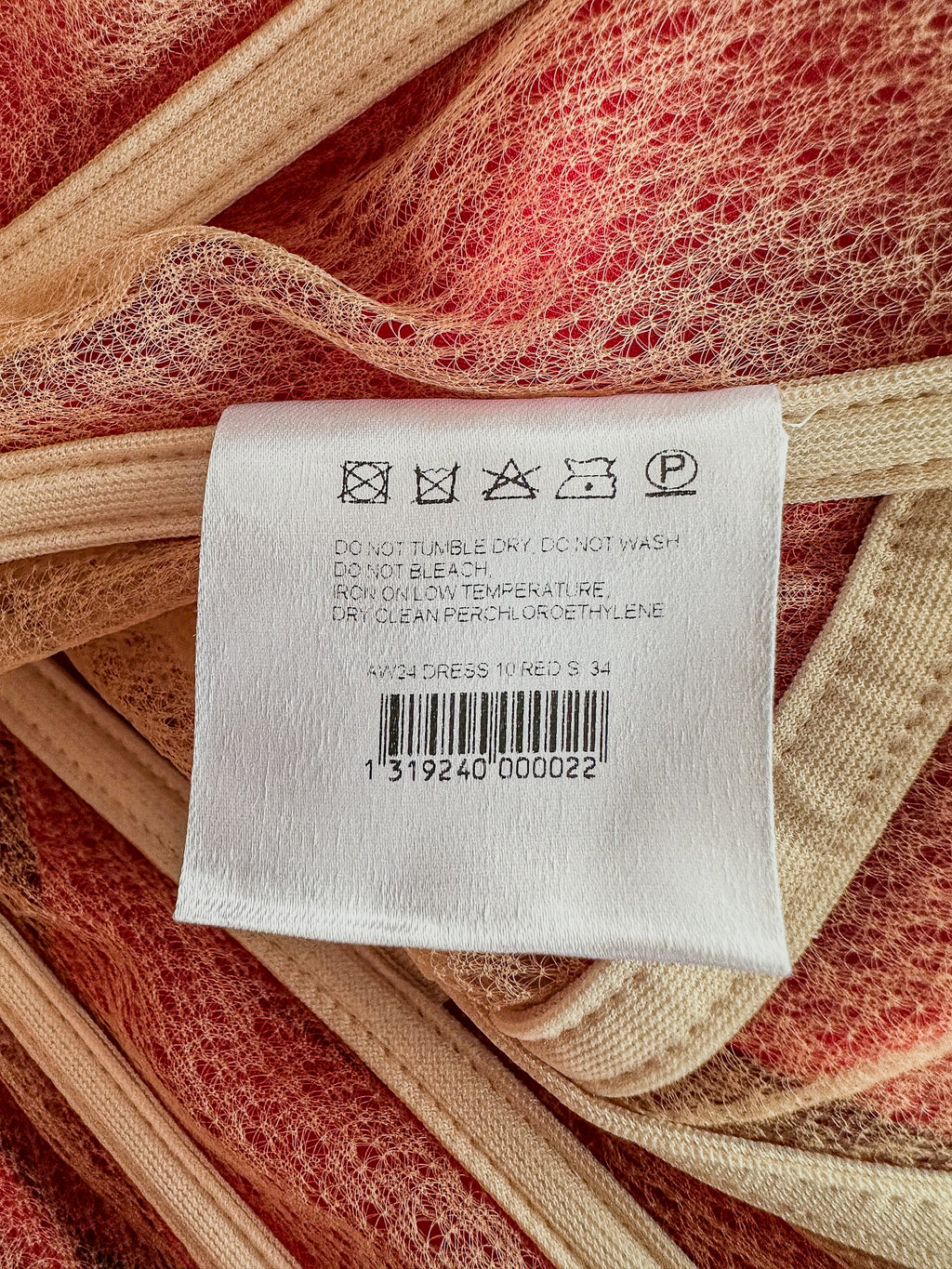 Magda Butrym Red Sculptural Rose Floral Appliquéd Wool Blend Corset Mini Dress