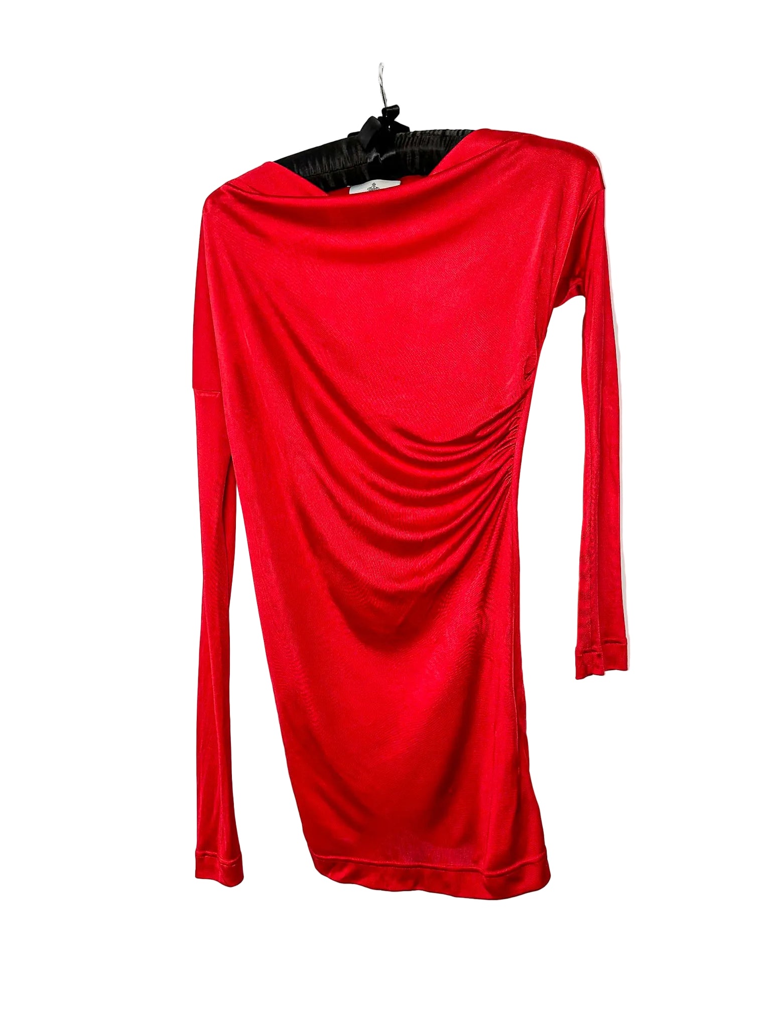 Robe tunique rouge drapée Vivienne Westwood