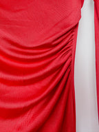 Robe tunique rouge drapée Vivienne Westwood
