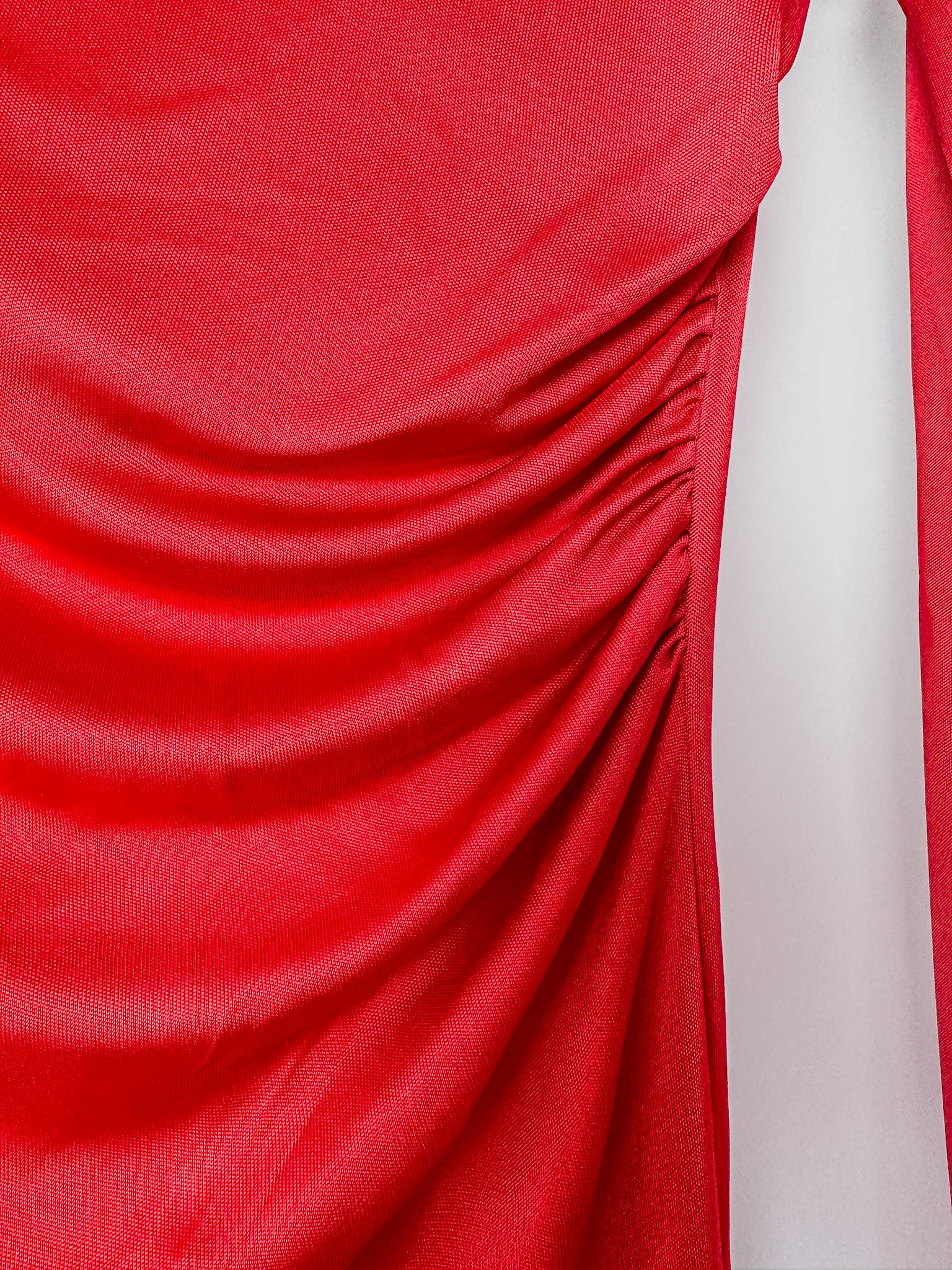 Robe tunique rouge drapée Vivienne Westwood