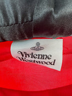 Robe tunique rouge drapée Vivienne Westwood